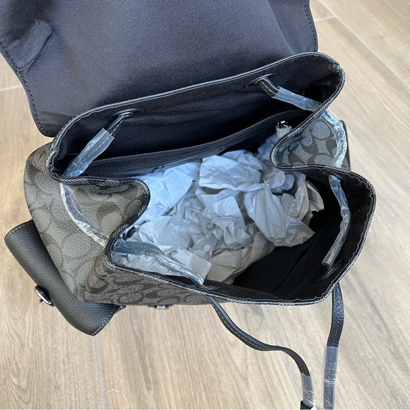 Coach Hudson Backpack In Signature Canvas - Picture 8 of 9